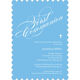 Blue First Communion Invitations Image 4 of 4